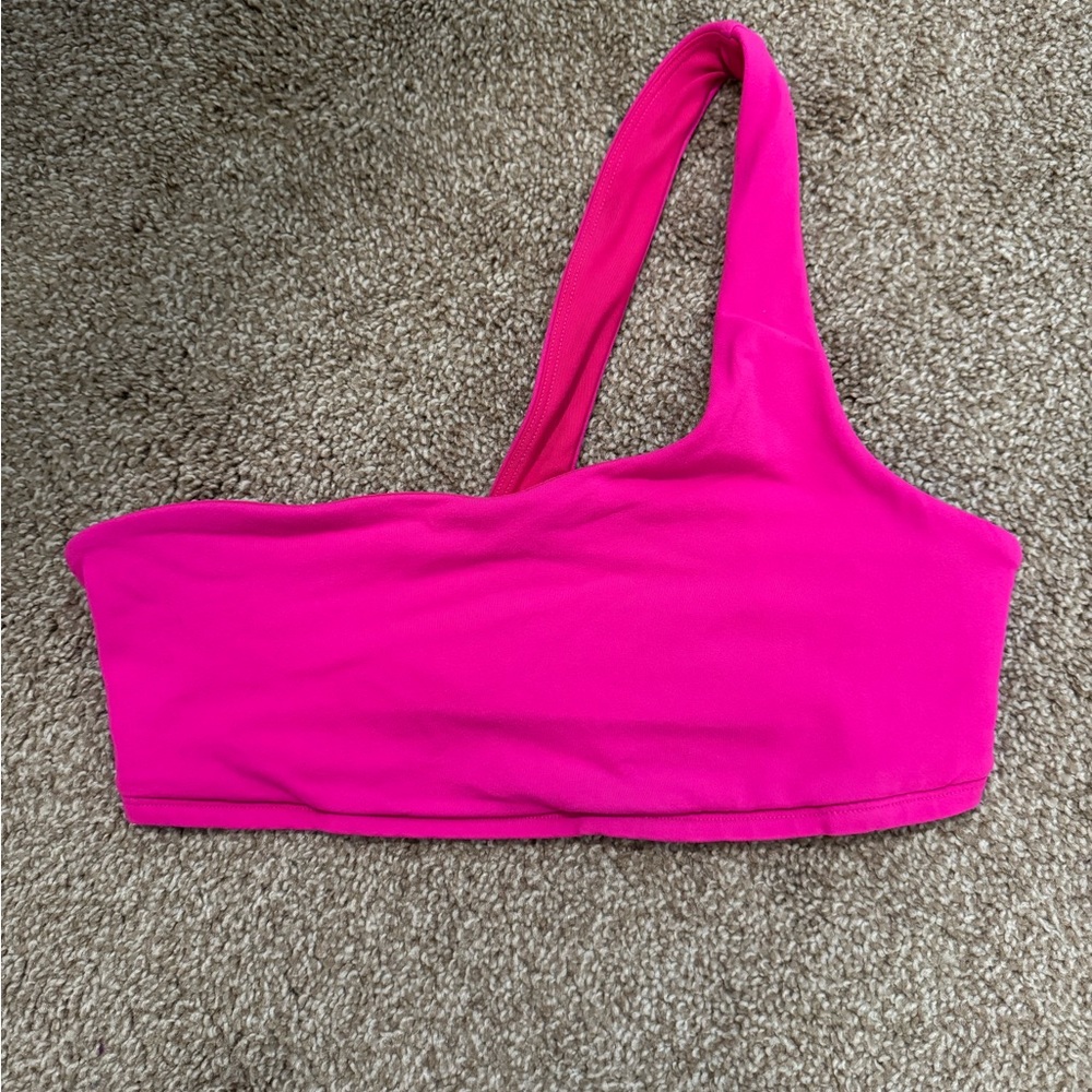 Alo Yoga Airbrush Pixie Bra Neon Pink size small
